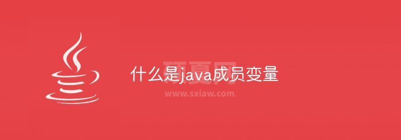 什么是java成员变量