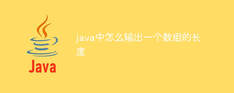 java中怎么输出一个数组的长度