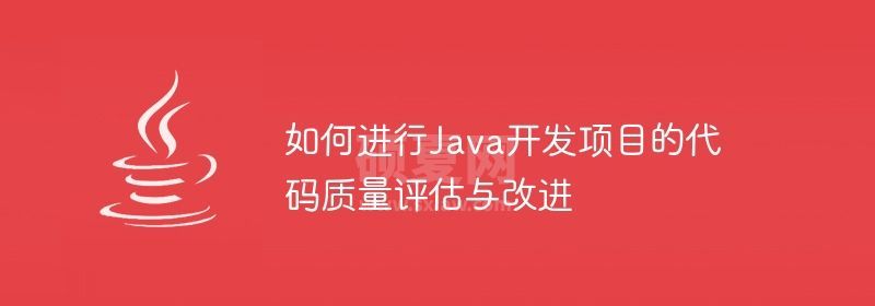 如何进行Java开发项目的代码质量评估与改进