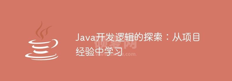 Java开发逻辑的探索：从项目经验中学习