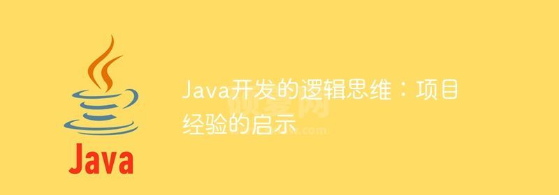 Java开发的逻辑思维：项目经验的启示