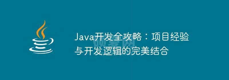 Java开发全攻略：项目经验与开发逻辑的完美结合