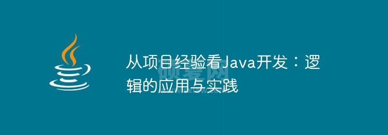 从项目经验看Java开发：逻辑的应用与实践