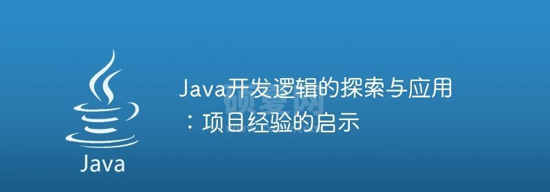 Java开发逻辑的探索与应用：项目经验的启示