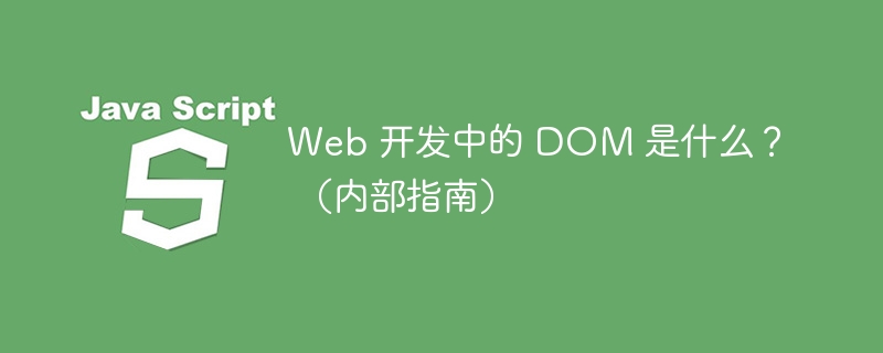 Web 开发中的 DOM 是什么？ （内部指南）