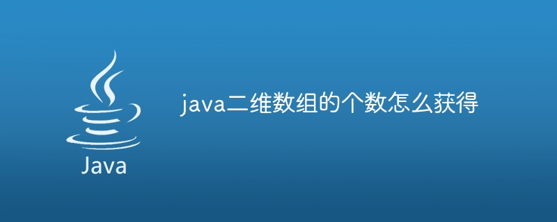 java二维数组的个数怎么获得