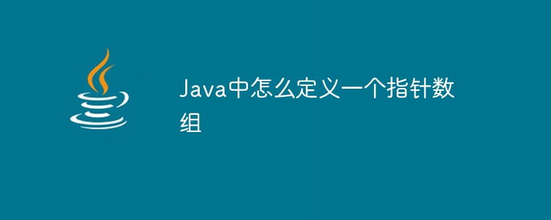 Java中怎么定义一个指针数组