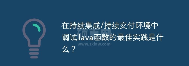 在持续集成/持续交付环境中调试Java函数的最佳实践是什么？