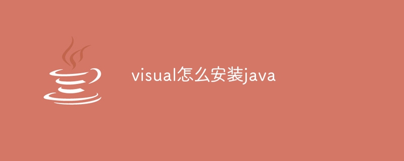 visual怎么安装java