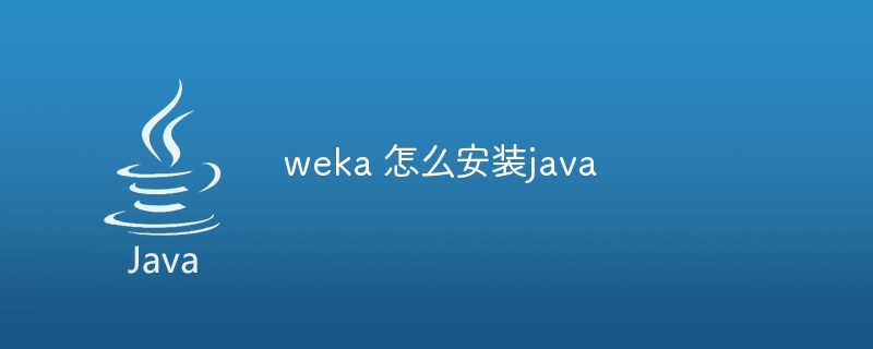 weka 怎么安装java