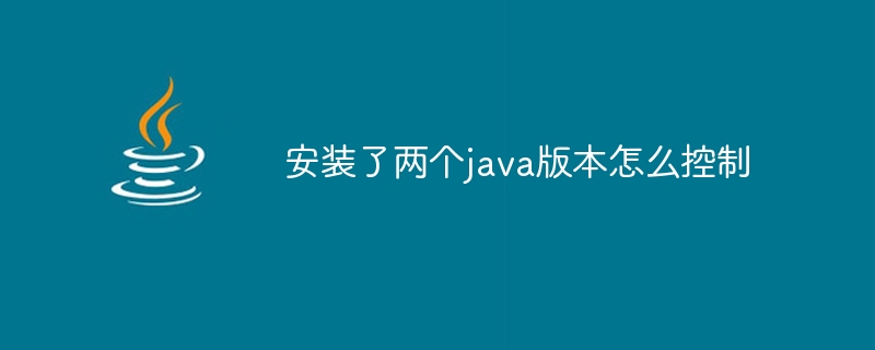 安装了两个java版本怎么控制