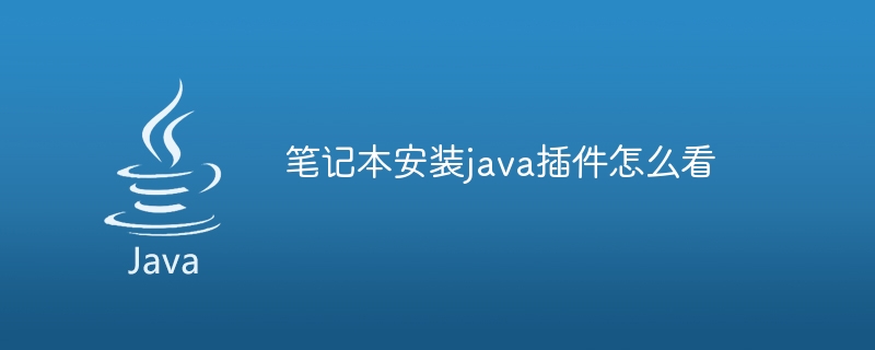 笔记本安装java插件怎么看