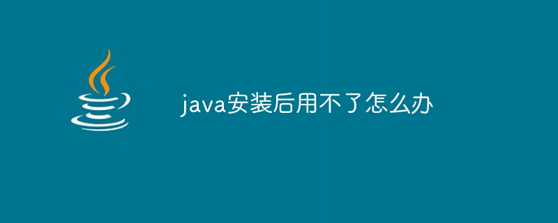 java安装后用不了怎么办