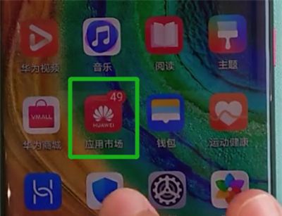 华为mate30pro中更新软件的操作教程截图