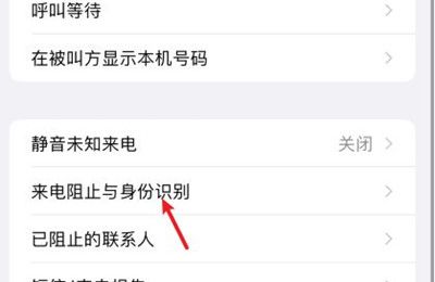 苹果13怎么开启骚扰电话拦截？苹果13开启骚扰电话拦截教程截图