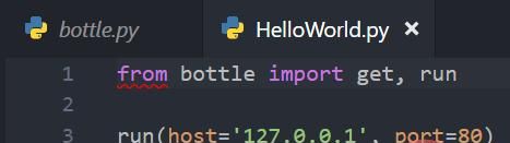 Python轻量级Web框架：Bottle库！