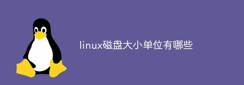 linux磁盘大小单位有哪些