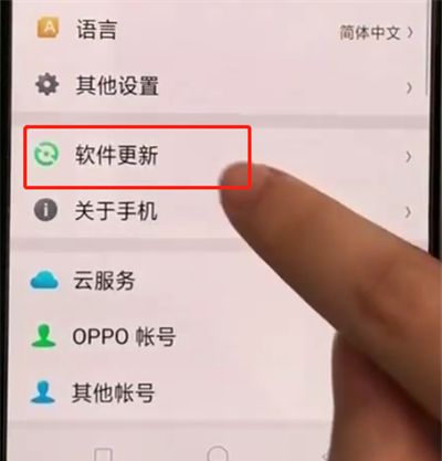 oppoa3开启软件自动更新的简单步骤截图