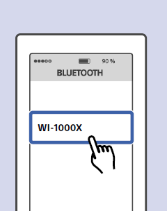 在索尼WI-1000X耳机中连接蓝牙的步骤讲解截图