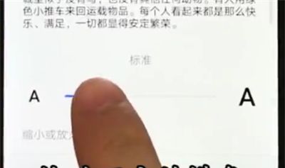 华为nova3e中更改字体大小的简单步骤截图