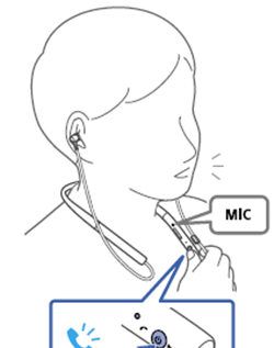 索尼MDR-EX750BT耳机接听电话的步骤介绍截图