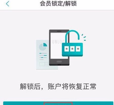 在网商银行中解锁账户的图文介绍截图