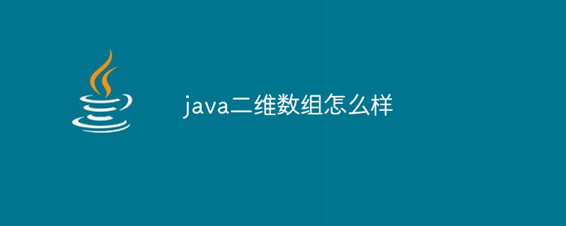 java二维数组怎么样