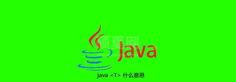 java &lt;T&gt; 什么意思