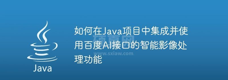 如何在Java项目中集成并使用百度AI接口的智能影像处理功能