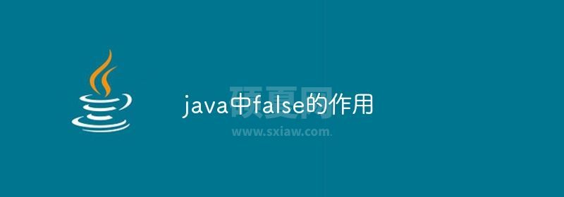 java中false的作用