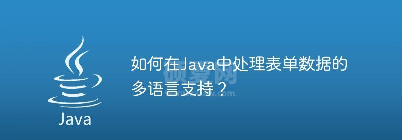 如何在Java中处理表单数据的多语言支持？